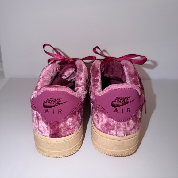 Nike Air Force 1 Purple Velvet Sneakers Women’s 7 - Picture 4 of 9